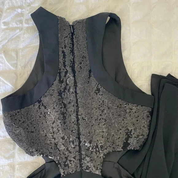 Lulus black chiffon sequin maxi dress - Picture 10 of 13